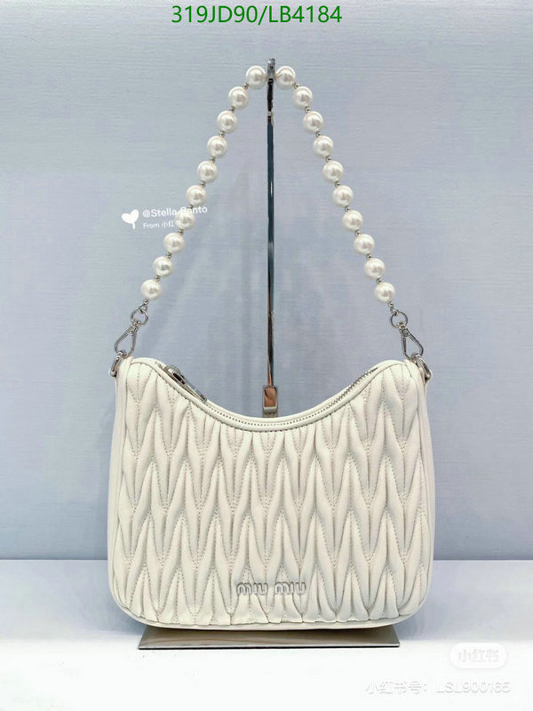 Miu Miu Bag-(Mirror)-Handbag-,Code: LB4184,$: 319USD