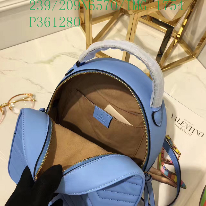 Gucci Bag-(Mirror)-Backpack-,Code: GGB112753,$: 239USD