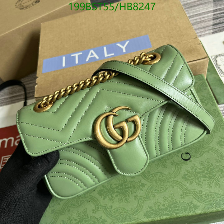 Gucci Bag-(Mirror)-Marmont,Code: HB8247,$: 199USD