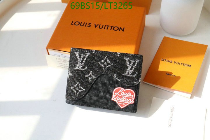 LV Bags-(Mirror)-Wallet-,Code: LT3265,$: 69USD