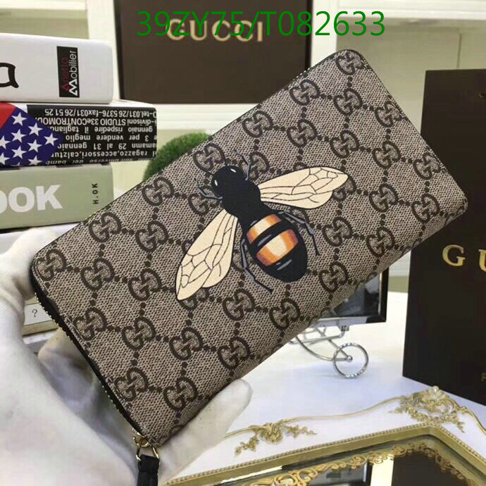 Gucci Bag-(4A)-Wallet-,Code: T082633,$:39USD