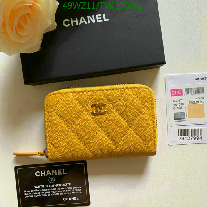 Chanel Bags ( 4A )-Wallet-,Code: TV0130811,$: 49USD