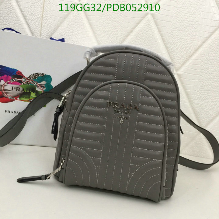 Prada Bag-(4A)-Backpack-,Code: PDB052910,$:119USD