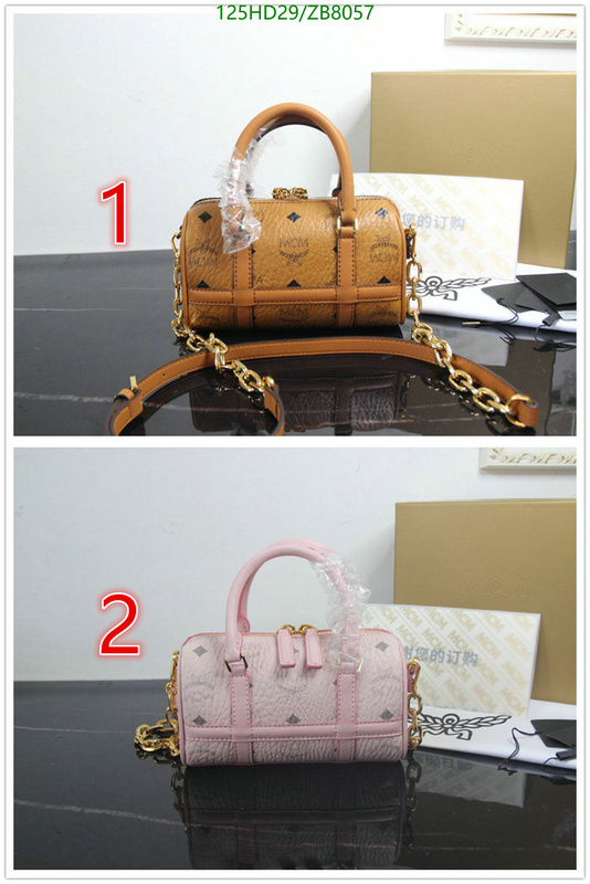 MCM Bag-(Mirror)-Diagonal-,Code: ZB8057,$: 125USD