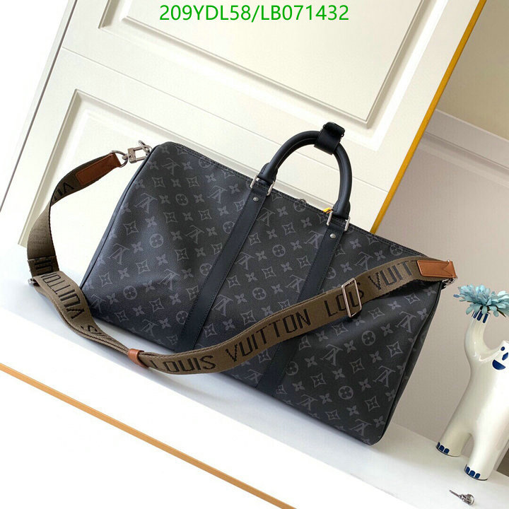 LV Bags-(Mirror)-Keepall BandouliRe 45-50-,Code:LB071432,$:209USD