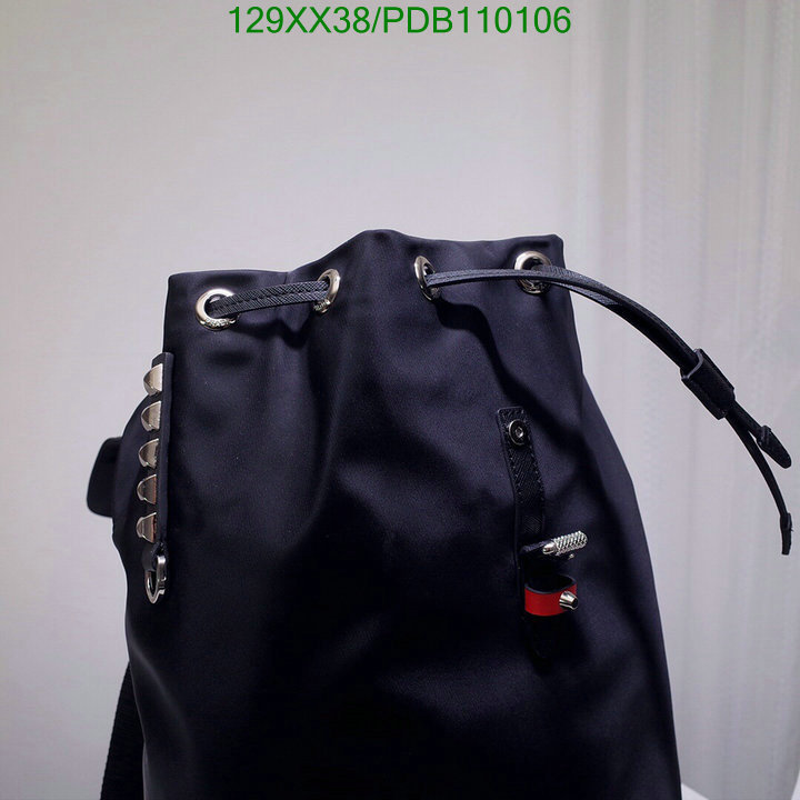 Prada Bag-(Mirror)-Backpack-,Code: PDB110106,$:129USD