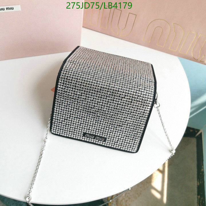 Miu Miu Bag-(Mirror)-Diagonal-,Code: LB4179,$: 275USD