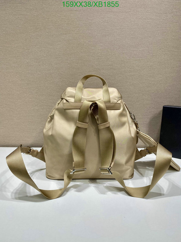 Prada Bag-(Mirror)-Backpack-,Code: XB1855,$: 159USD