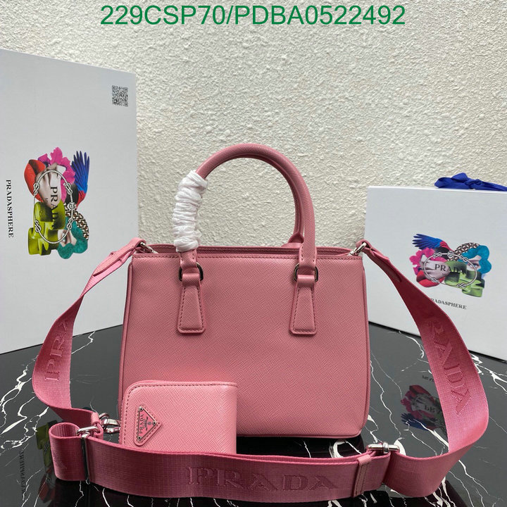 Prada Bag-(Mirror)-Handbag-,Code: PDBA0522492,$: 229USD