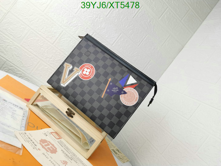 LV Bags-(4A)-Wallet-,Code: XT5478,$: 39USD