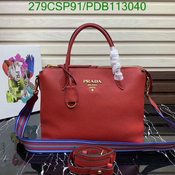 Prada Bag-(Mirror)-Handbag-,Code: PDB113040,