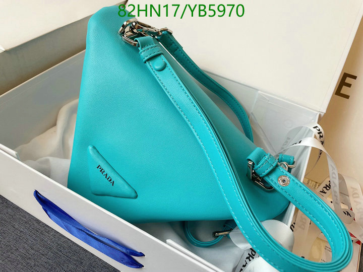 Prada Bag-(4A)-Triangle-,Code: YB5970,$: 82USD