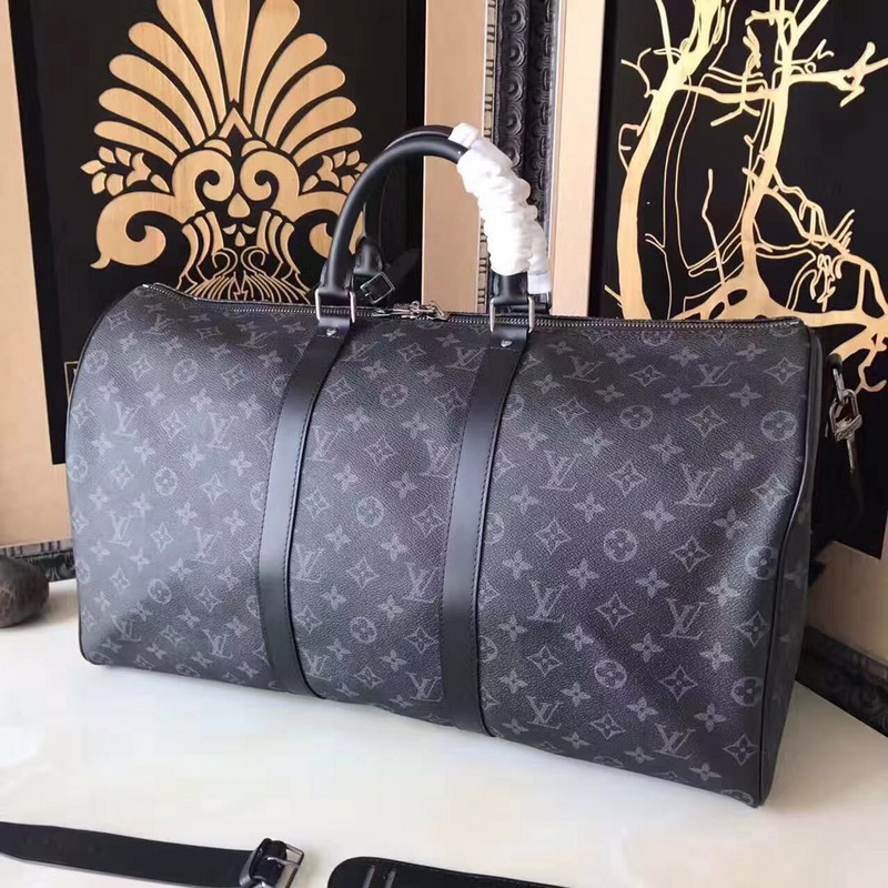 LV Bags-(Mirror)-Keepall BandouliRe 45-50-,Code: LB091201,