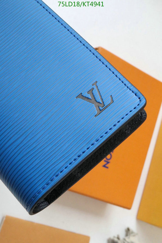 LV Bags-(Mirror)-Wallet-,Code: KT4941,$: 75USD