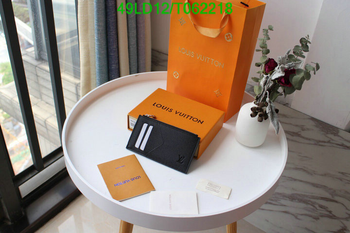 LV Bags-(Mirror)-Wallet-,Code: T062218,$: 49USD