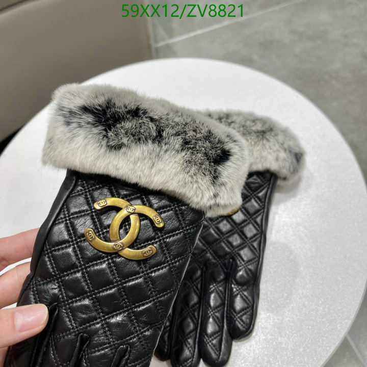 Gloves-Chanel, Code: ZV8821,$: 59USD