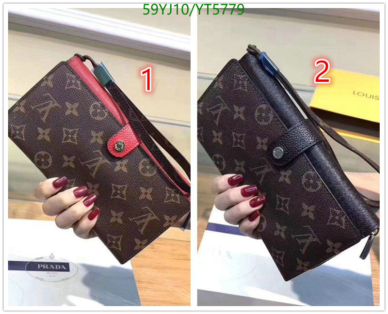 LV Bags-(4A)-Wallet-,Code: YT5779,$: 59USD