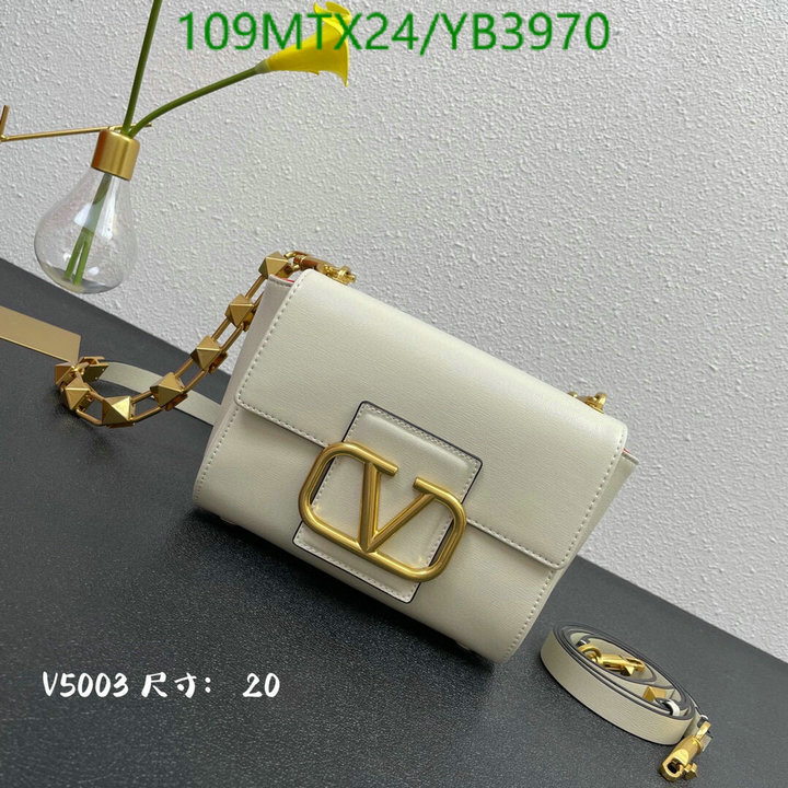 Valentino Bag-(4A)-LOC-V Logo ,Code: YB3970,$: 109USD