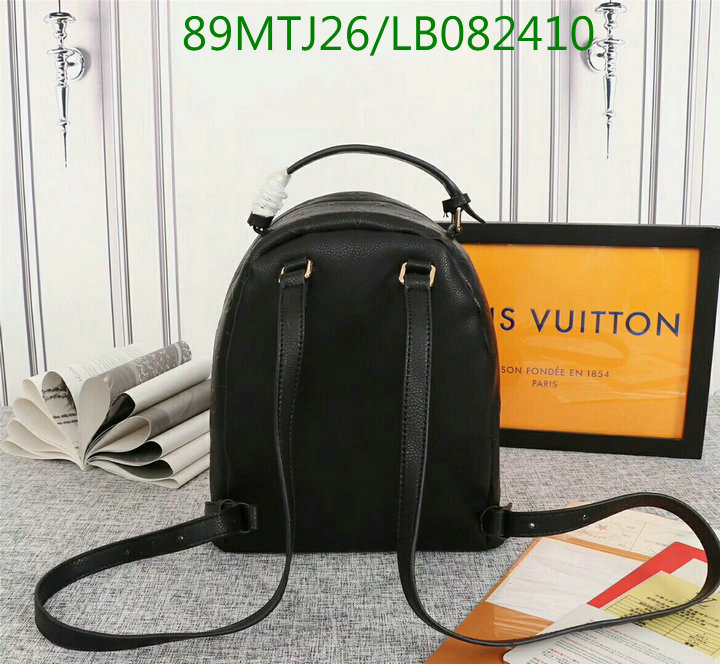 LV Bags-(4A)-Backpack-,Code: LB082410,$:89USD