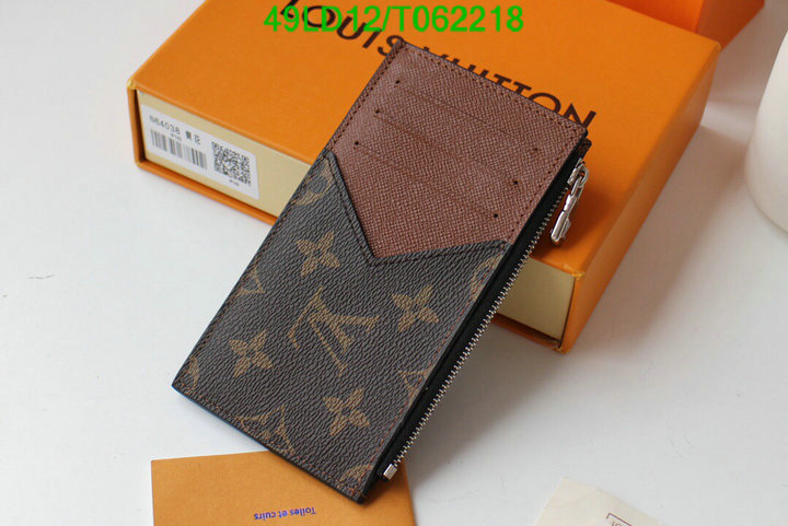 LV Bags-(Mirror)-Wallet-,Code: T062218,$: 49USD