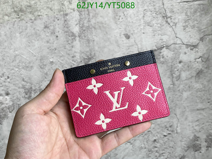 LV Bags-(Mirror)-Wallet-,Code: YT5088,$: 62USD