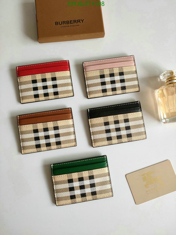 Burberry Bag-(4A)-Wallet-,Code: ZT1598,$: 39USD