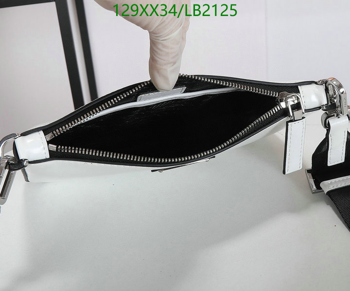 Prada Bag-(Mirror)-Diagonal-,Code: LB2125,$: 129USD