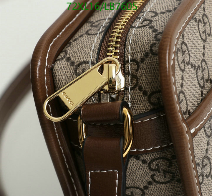 Gucci Bag-(4A)-Diagonal-,Code: LB7605,$: 72USD