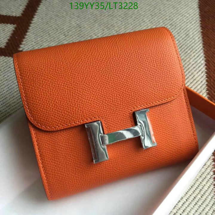 Hermes Bag-(Mirror)-Wallet-,Code: LT3228,$: 139USD