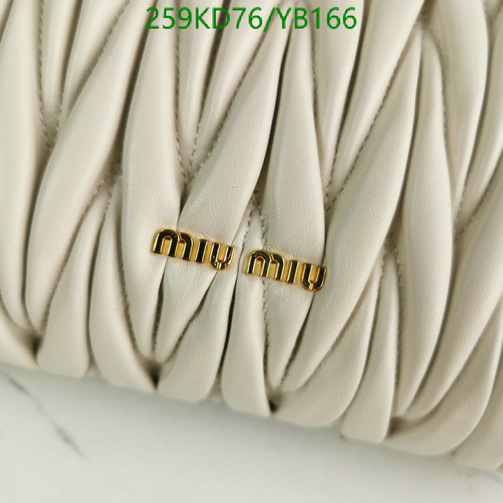 Miu Miu Bag-(Mirror)-Diagonal-,Code: YB166,$: 259USD