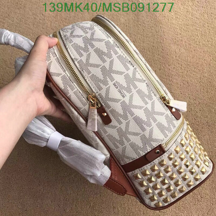 Michael Kors Bag-(Mirror)-Backpack-,Code: MSB091277,$: 139USD