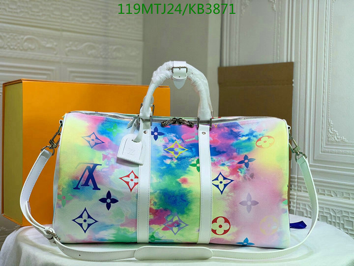 LV Bags-(4A)-Keepall BandouliRe 45-50-,Code: KB3871,$: 119USD