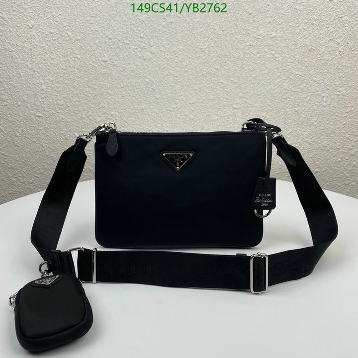 Prada Bag-(Mirror)-Diagonal-,Code: YB2762,$: 149USD