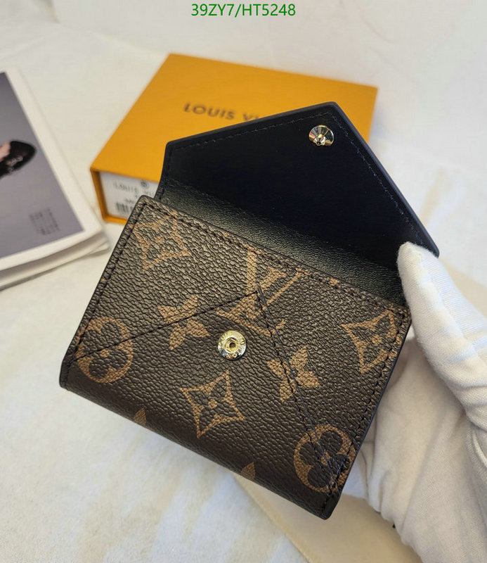 LV Bags-(4A)-Wallet-,Code: HT5248,$: 39USD