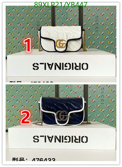 Gucci Bag-(4A)-Marmont,Code: YB447,$: 89USD