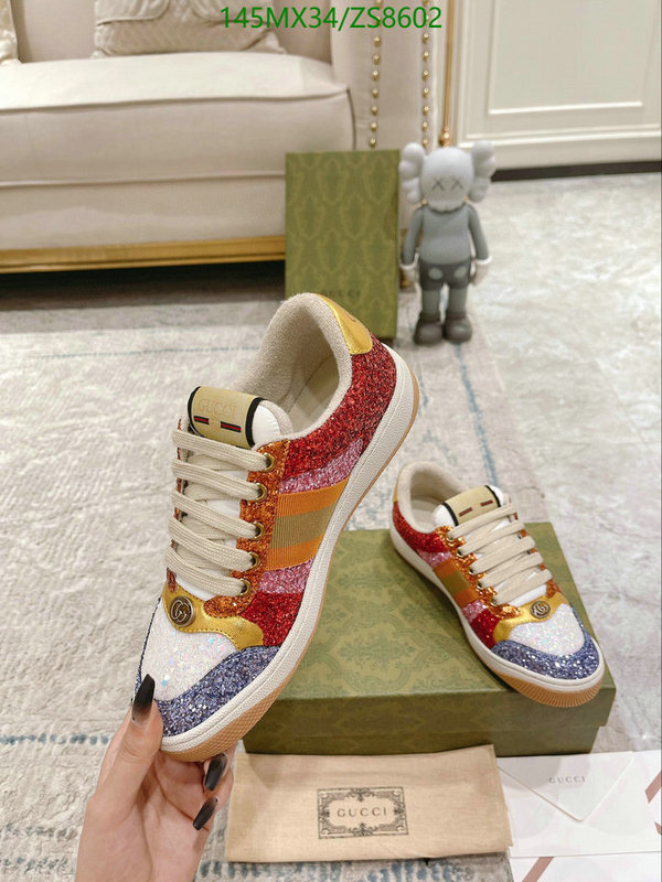 Men shoes-Gucci, Code: ZS8602,$: 145USD