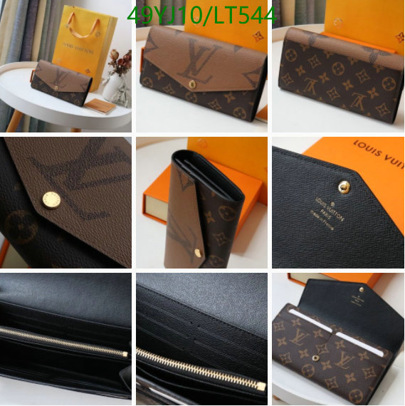 LV Bags-(4A)-Wallet-,Code: LT544,$: 49USD