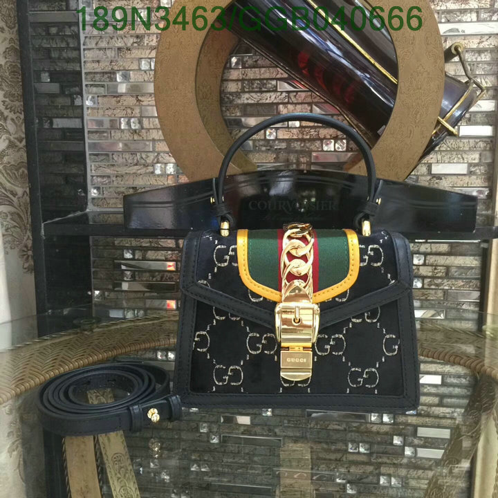 Gucci Bag-(Mirror)-Handbag-,Code:GGB040666,$: 189USD