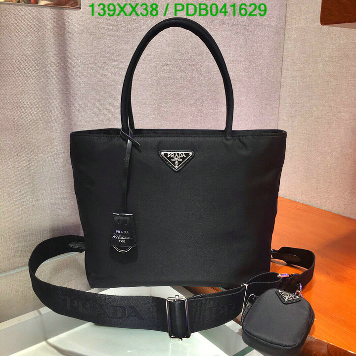 Prada Bag-(Mirror)-Handbag-,Code: PDB041629,$: 139USD