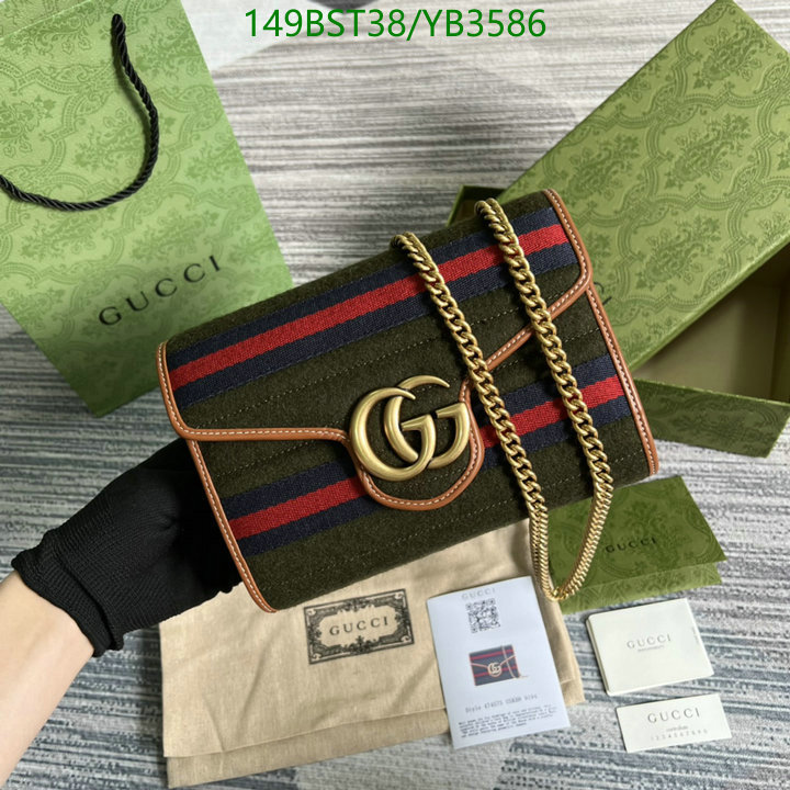 Gucci Bag-(Mirror)-Marmont,Code: YB3586,$: 149USD
