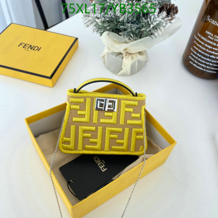 Fendi Bag-(4A)-Diagonal-,Code: YB3565,$: 75USD