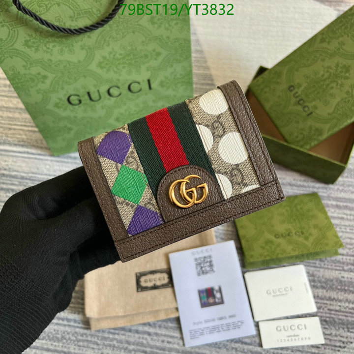 Gucci Bag-(Mirror)-Wallet-,Code: YT3832,$: 79USD