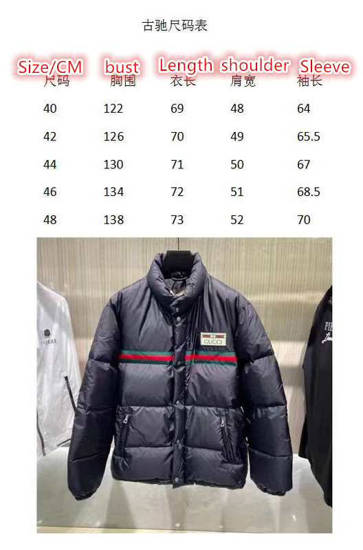 Down jacket Men-Gucci, Code: ZC4040,$: 199USD