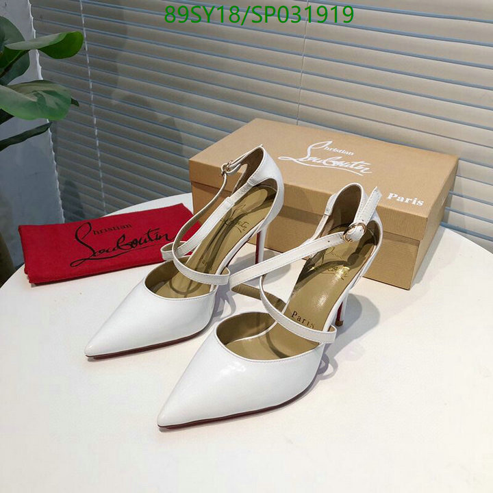 Women Shoes- Christian Louboutin,-Code: SP031919,$: 89USD