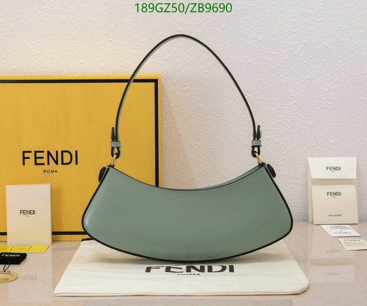 Fendi Bag-(Mirror)-Handbag-,Code: ZB9690,$: 189USD