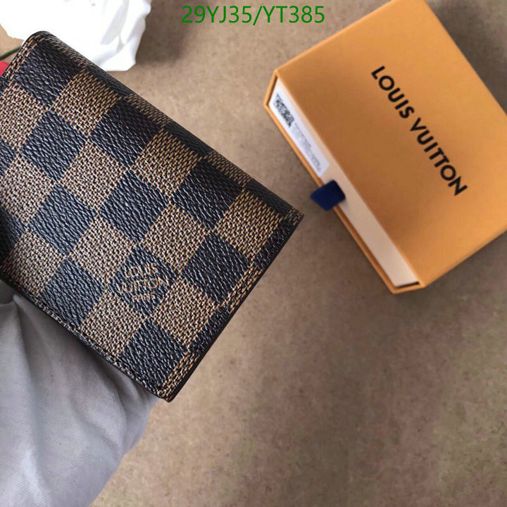 LV Bags-(4A)-Wallet-,Code: YT385,$: 29USD