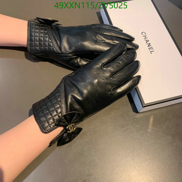 Gloves-Chanel, Code: ZV5025,$: 49USD