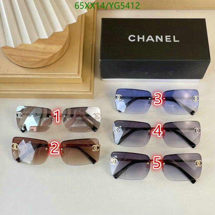 Glasses-Chanel,Code: YG5412,$: 65USD