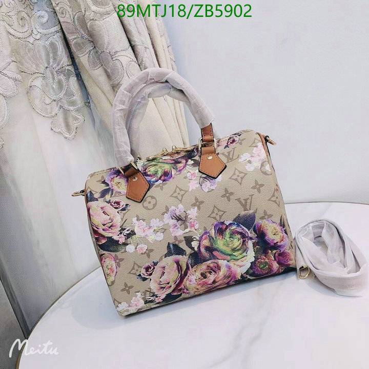 LV Bags-(4A)-Speedy-,Code: ZB5902,$: 89USD