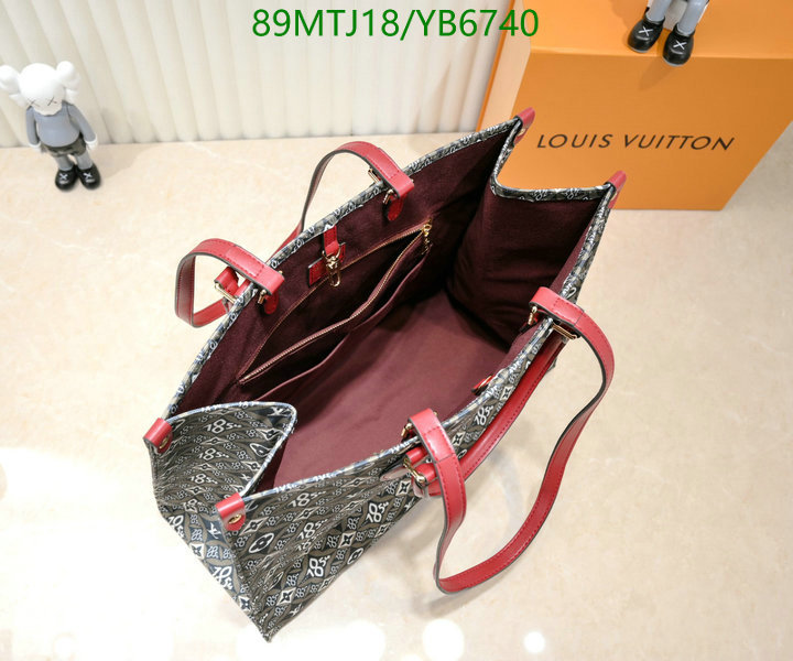 LV Bags-(4A)-Handbag Collection-,Code: YB6740,$: 89USD
